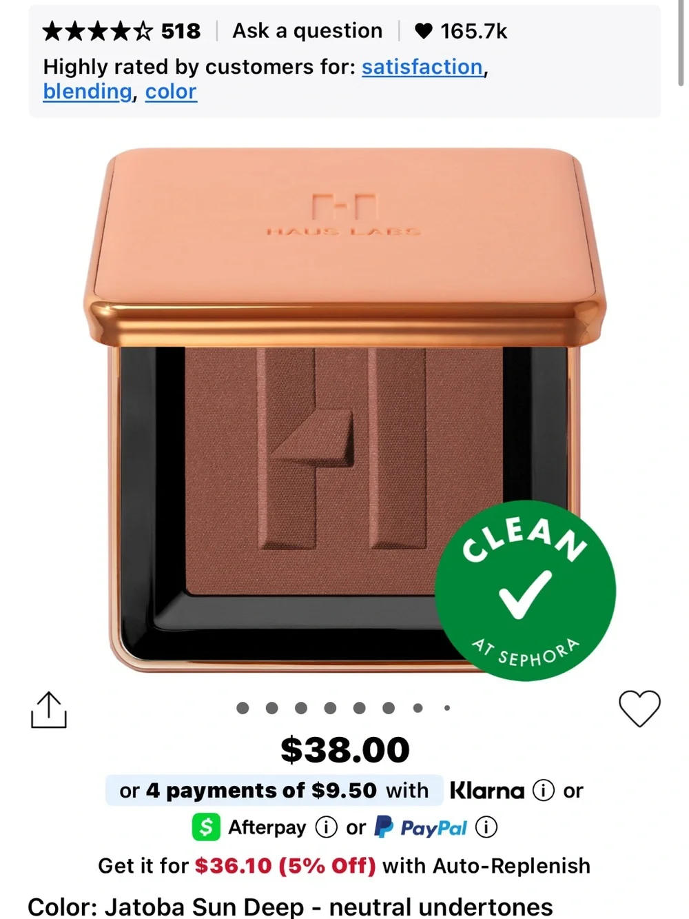 Haus Labs Power Sculpt Velvet Talc-Free Powder Bronzer